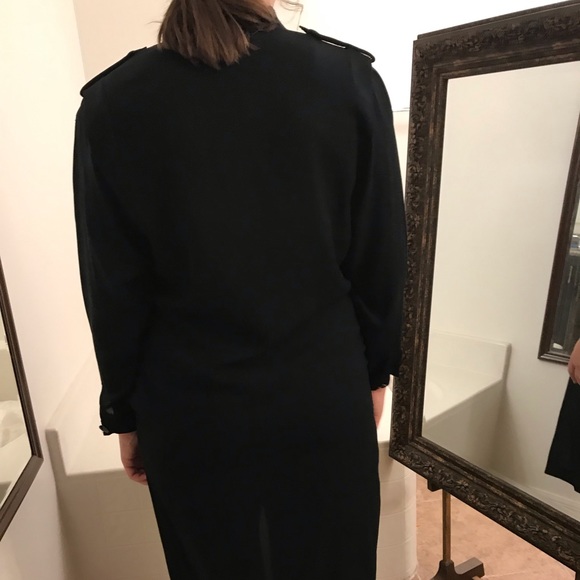 Ms Chaus Black Long Jacket Dress Shawls cover up Plus Size 10 XLG casual cool - Picture 6 of 8